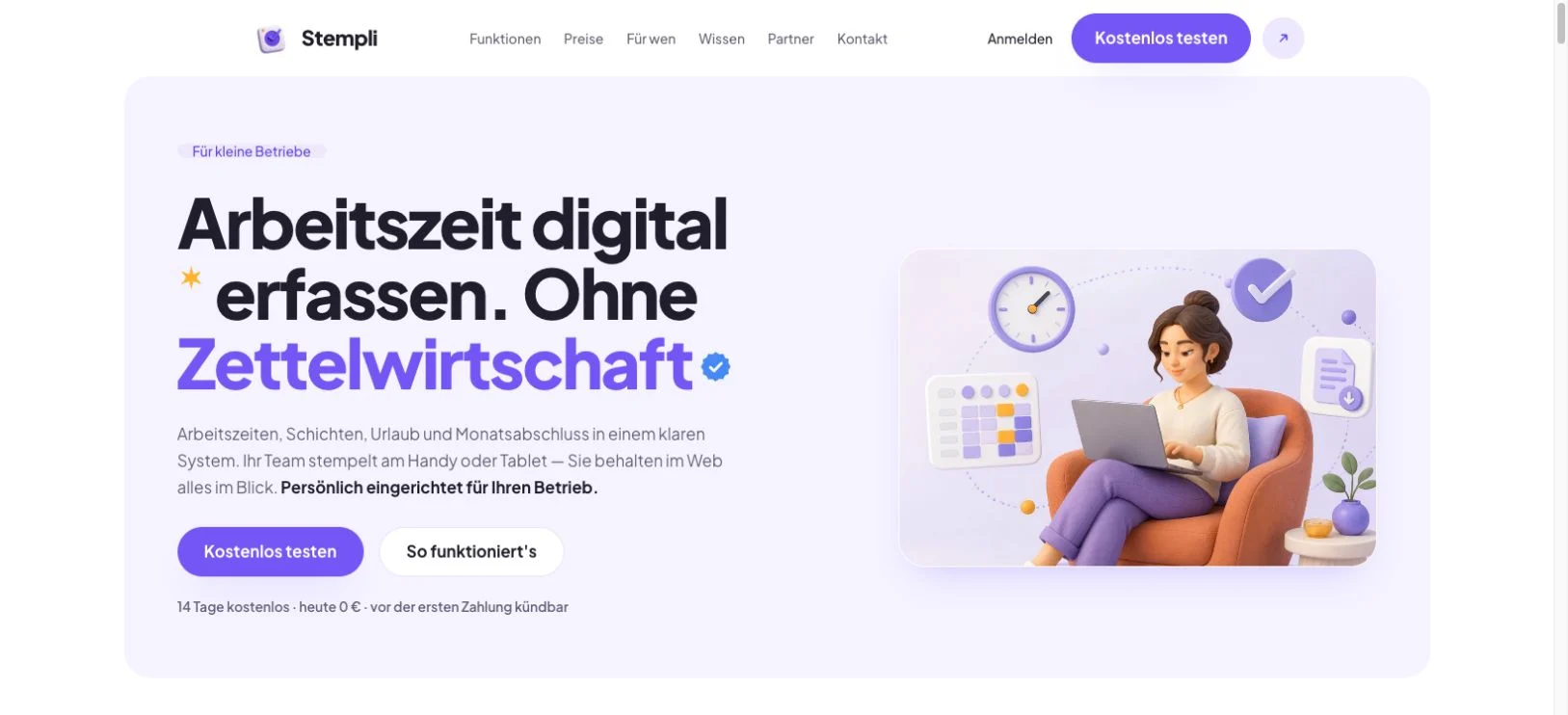 Aktuelle Produktansicht von Stempli